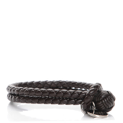 Bottega Veneta Nappa Intrecciato Bracelet M Ebano 1 of 4