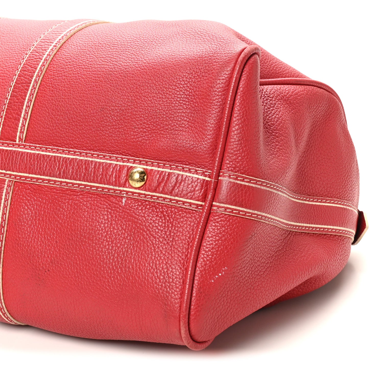 Tobago Calfskin Keepall 50 Red