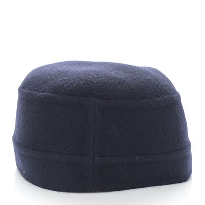 Christian Dior Wool Oblique Reversible Chic Cap 57 Blue 5 of 8