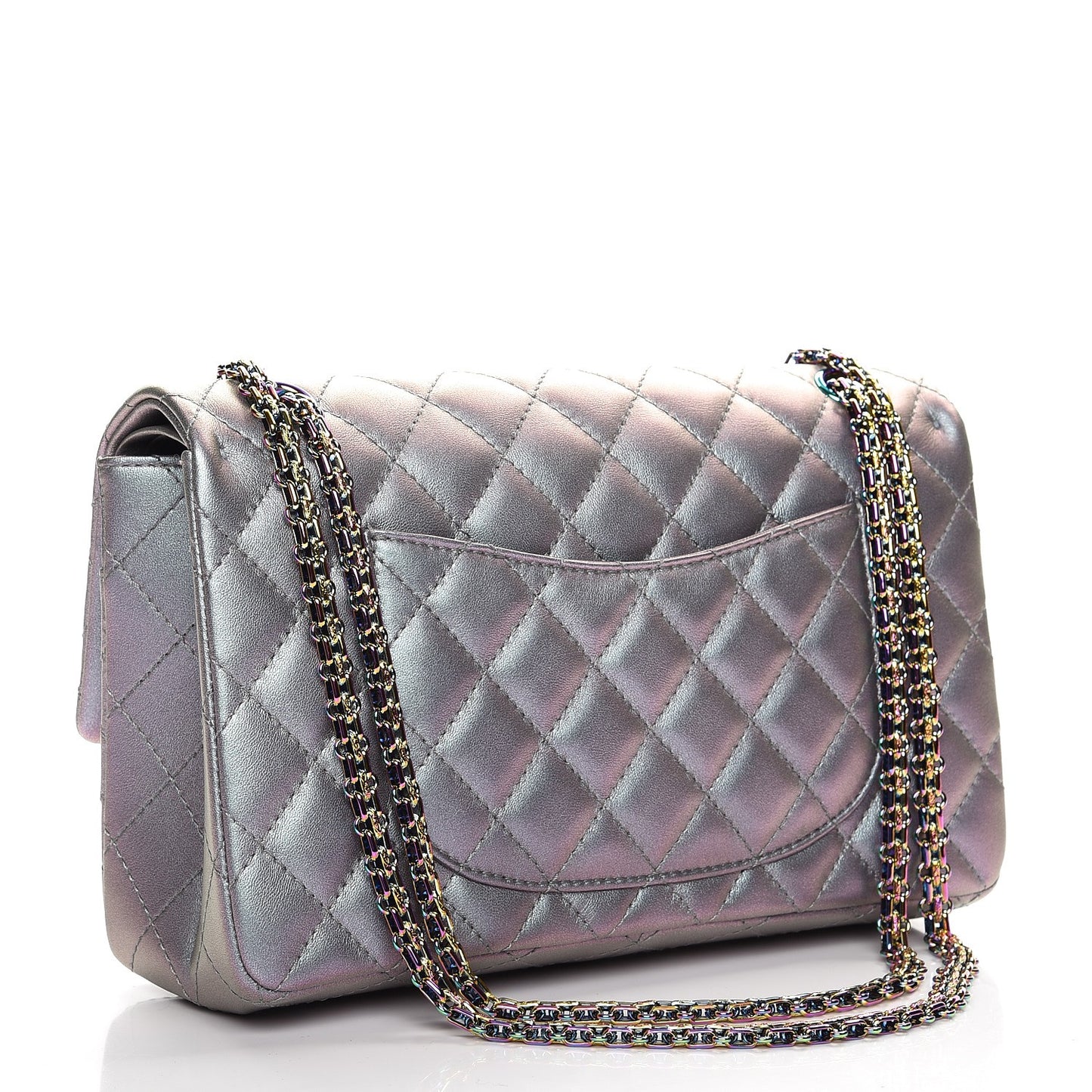 Iridescent Lambskin Quilted 2.55 Reissue 226 Flap Light Purple