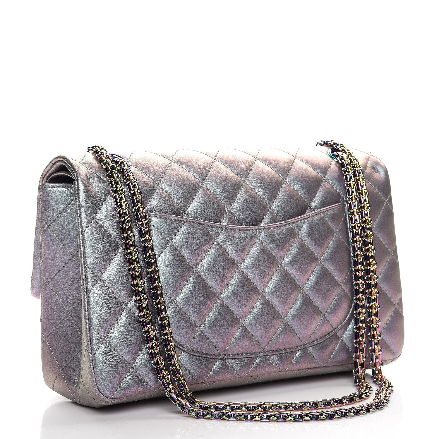 Chanel Iridescent Lambskin Quilted 2.55 Reissue 226 Flap Light Purple 3 of 10