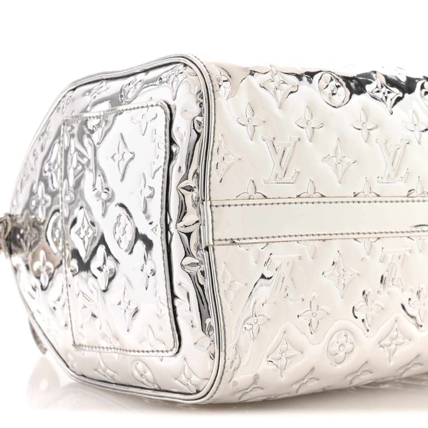 Louis Vuitton Monogram Miroir Speedy 30 Silver 9 of 10