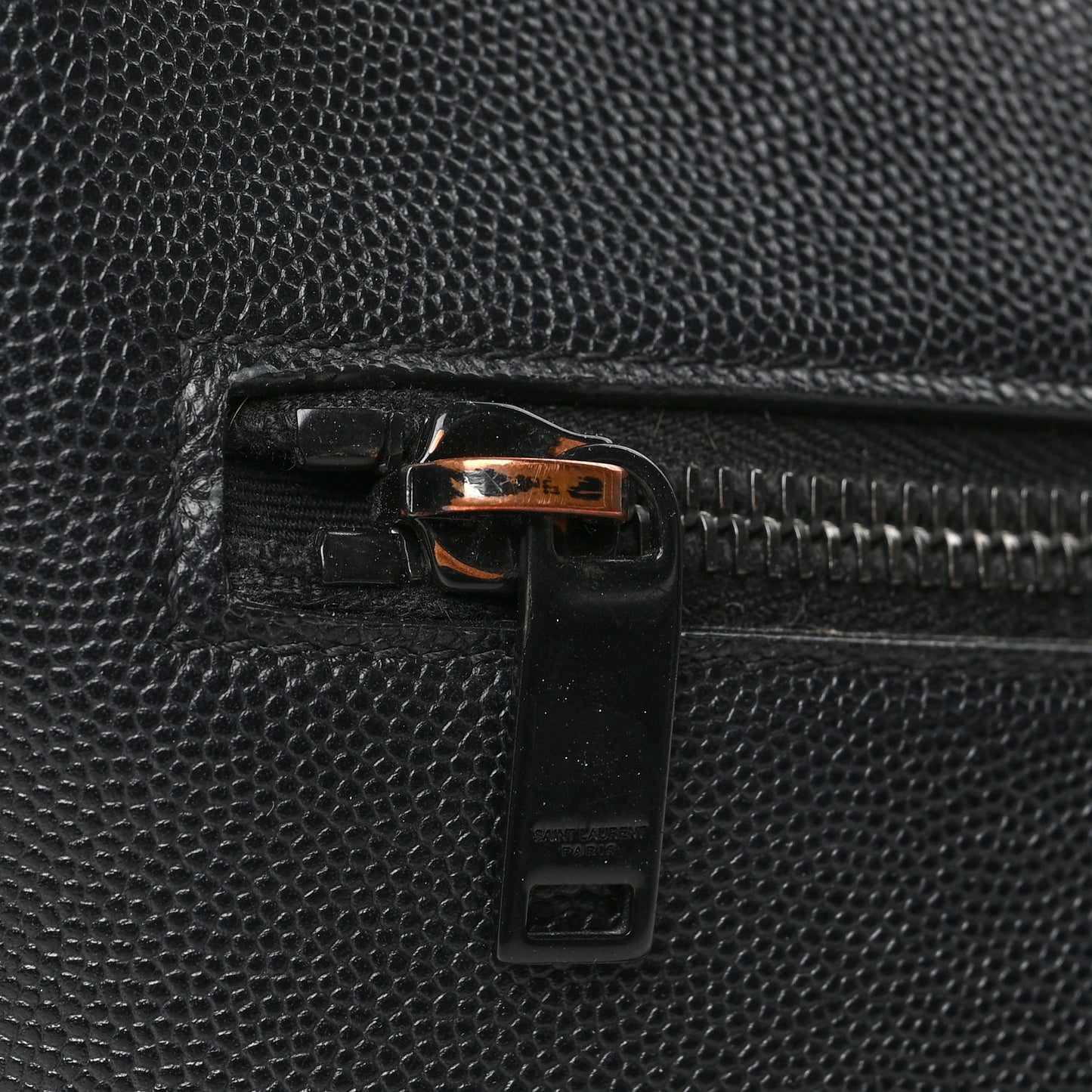 Grain De Poudre Medium West Hollywood Monogram Fold-Over Black