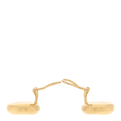 Tiffany 18K Yellow Gold 20mm Elsa Peretti Bean Design Clip-On Earrings 3 of 5