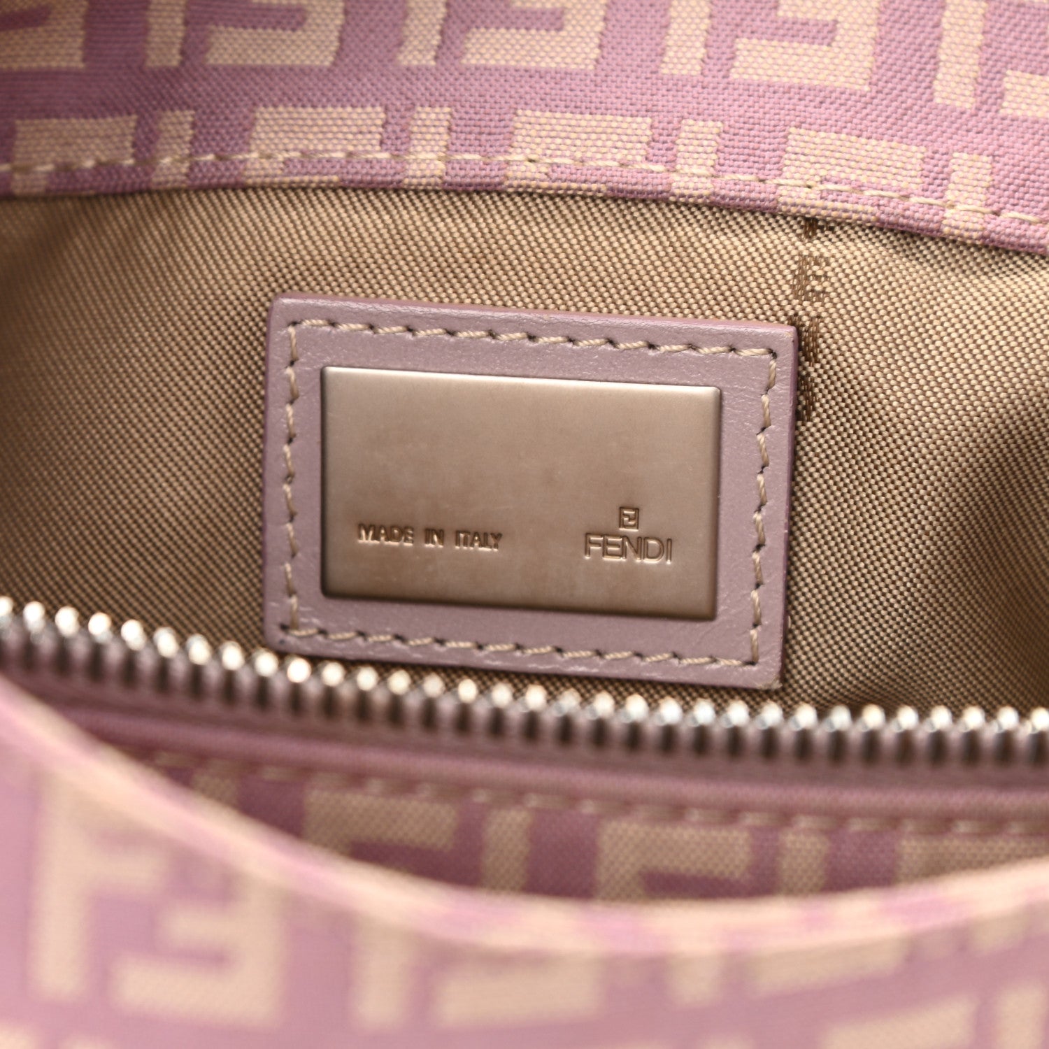 Fendi Zucchino Cuoio Hobo Lilla 7 of 10