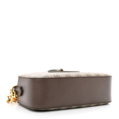 Gucci GG Supreme Monogram Web Neo Vintage Shoulder Bag Beige New Acero Crop 5 of 11