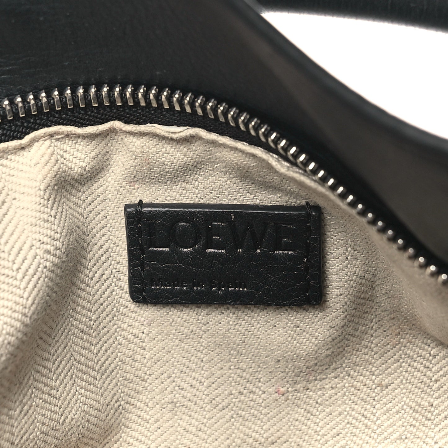 Calfskin Small Puzzle Bag Black