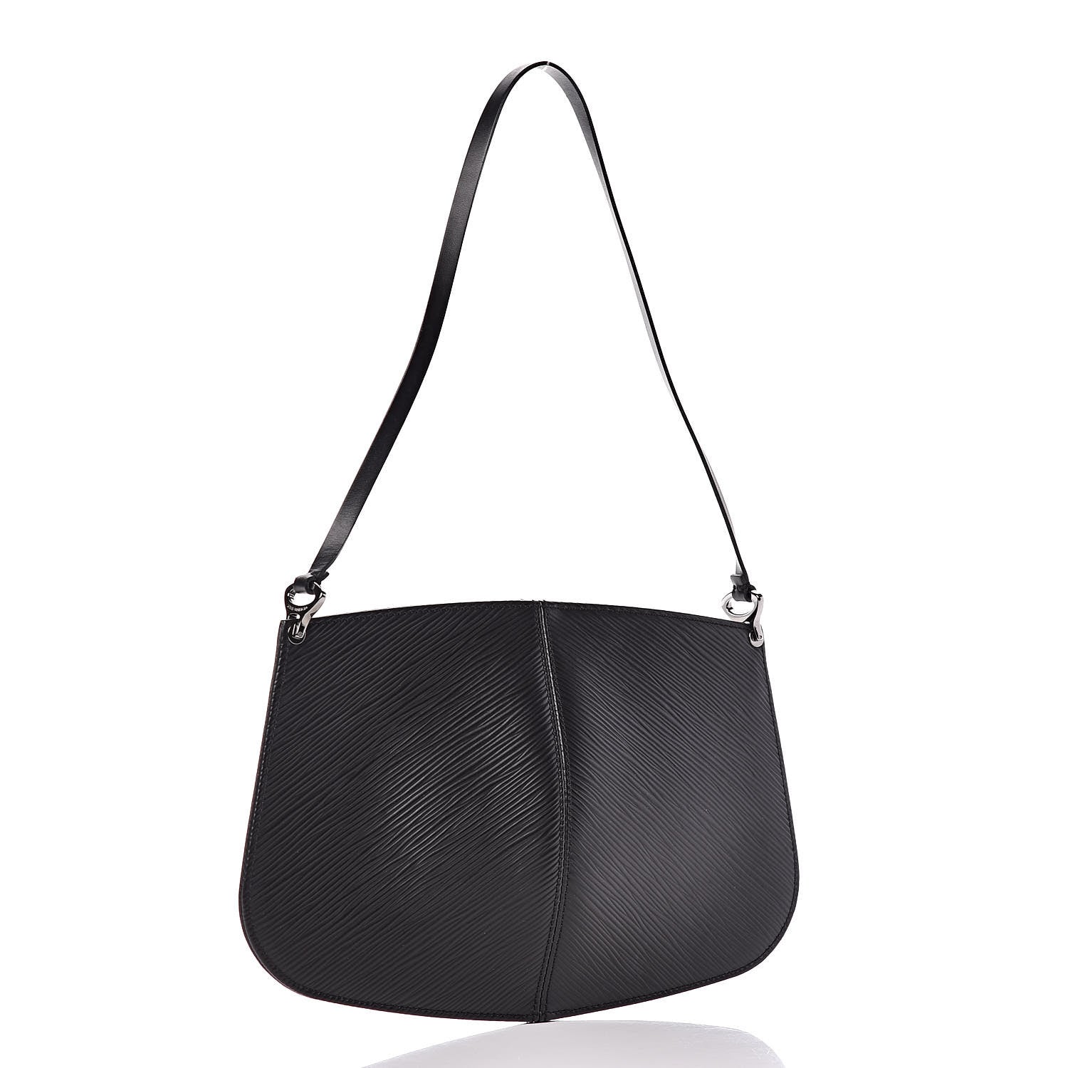 Louis Vuitton Epi Demi Lune Pochette Black 3 of 8