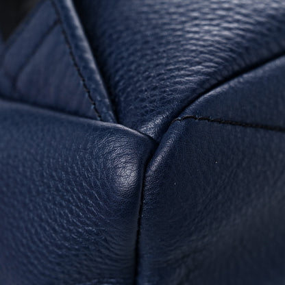 Marc Jacobs Pebbled Calfskin Varsity Backpack French Navy 13 of 15