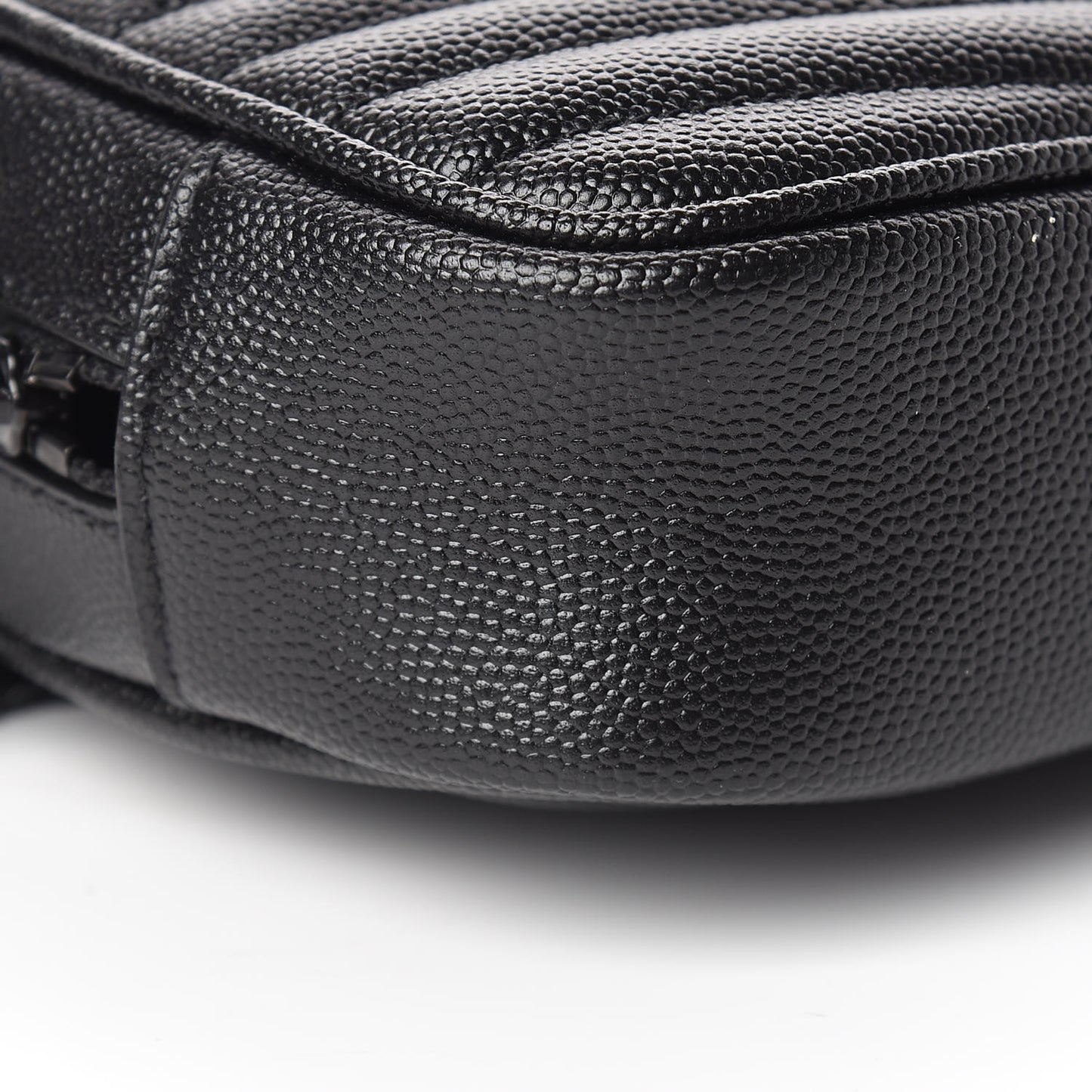 Grain De Poudre Matelasse Monogram Mini Lou Camera Bag Black