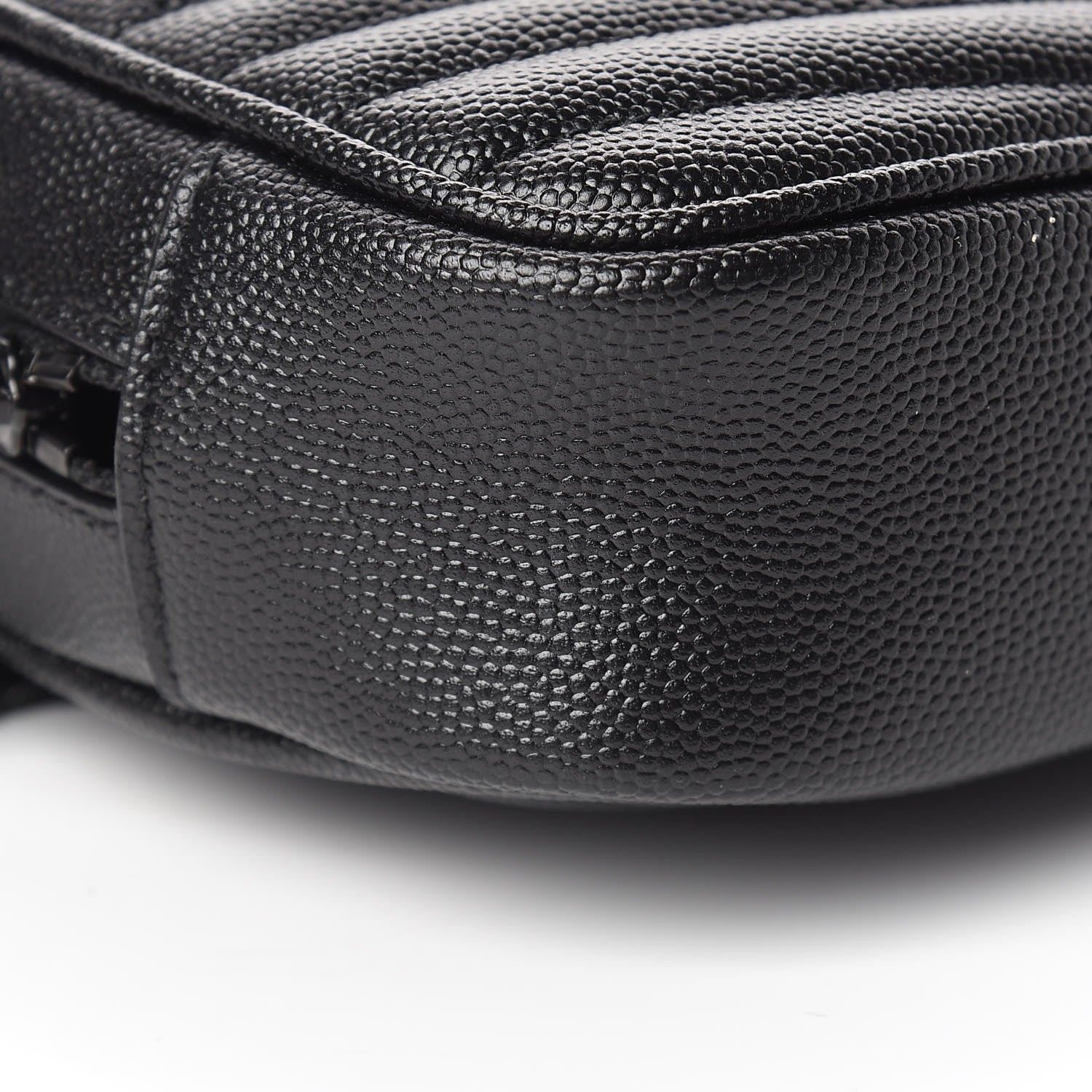 Saint Laurent Grain De Poudre Matelasse Monogram Mini Lou Camera Bag Black 9 of 11