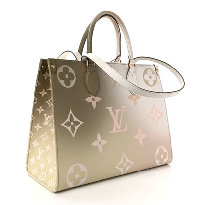 Louis Vuitton Monogram Giant Spring In The City Onthego MM Sunset Kaki 2 of 9