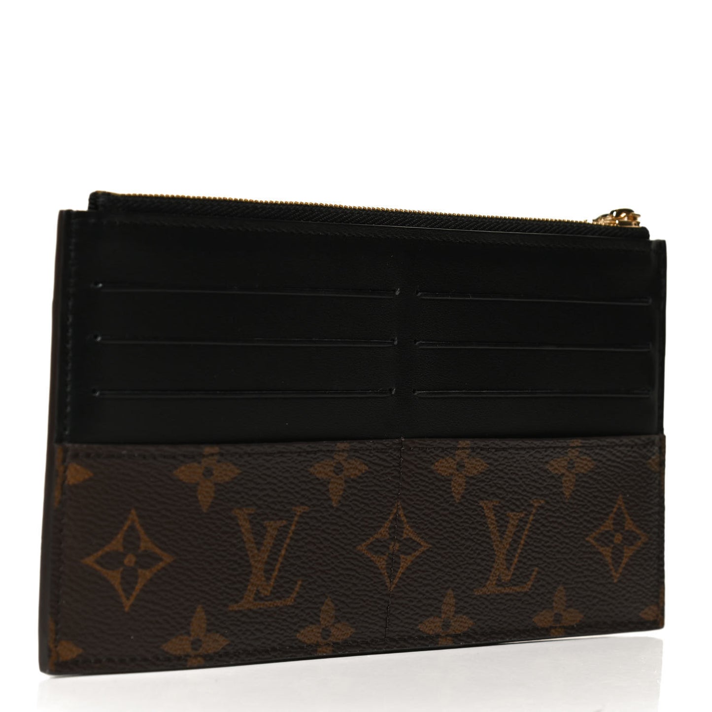 Monogram Slim Purse Black