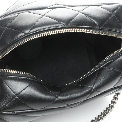 Saint Laurent Calfskin Y Quilted Monogram Small Loulou Bowling Bag Black 5 of 7