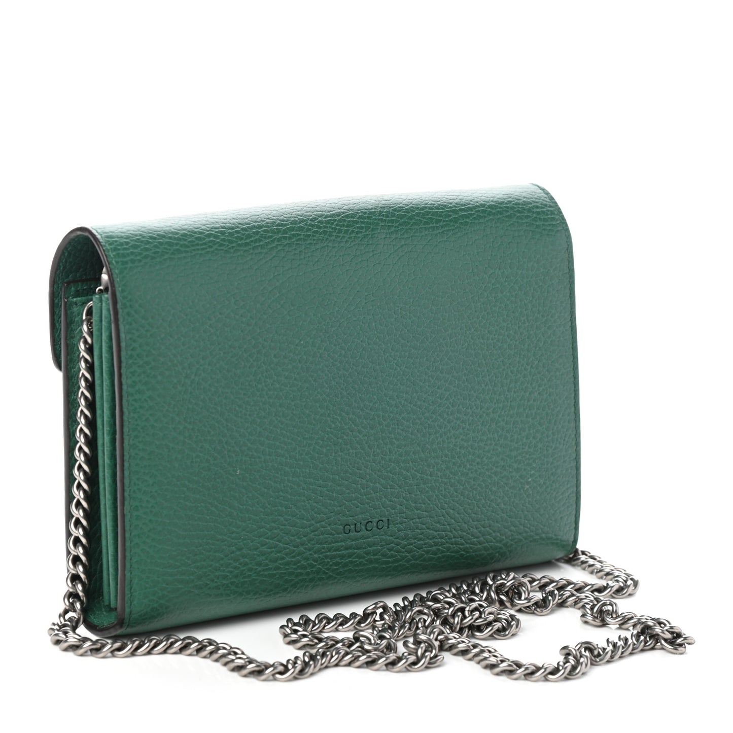Calfskin Mini Dionysus Chain Wallet Emerald
