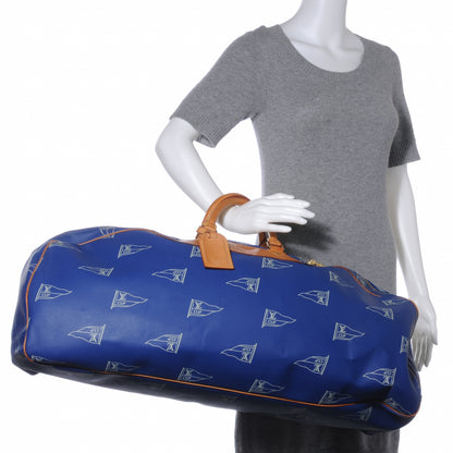 Louis Vuitton Americas Cup Boston Duffel Bag Blue 2 of 7