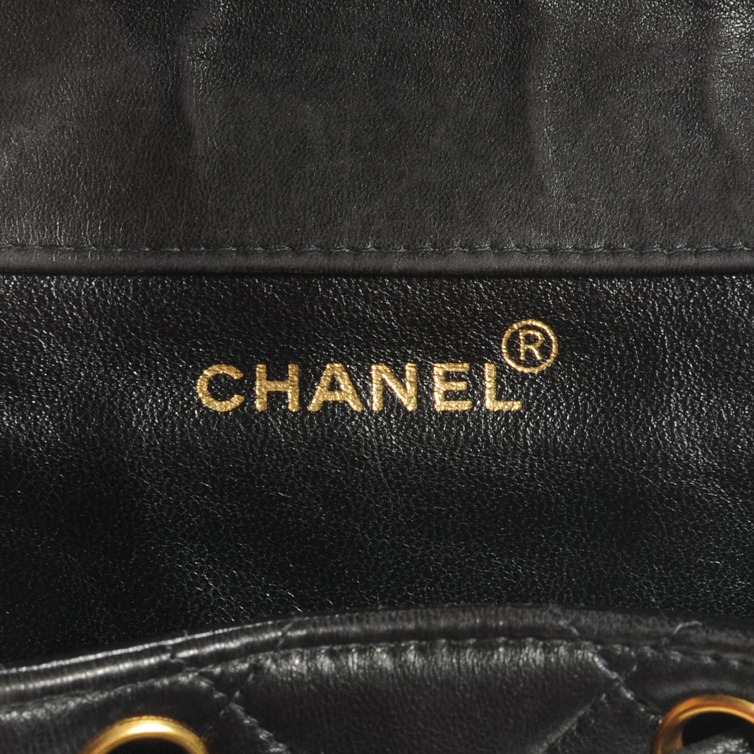 Chanel Lambskin Quilted Backpack Black 6 of 7