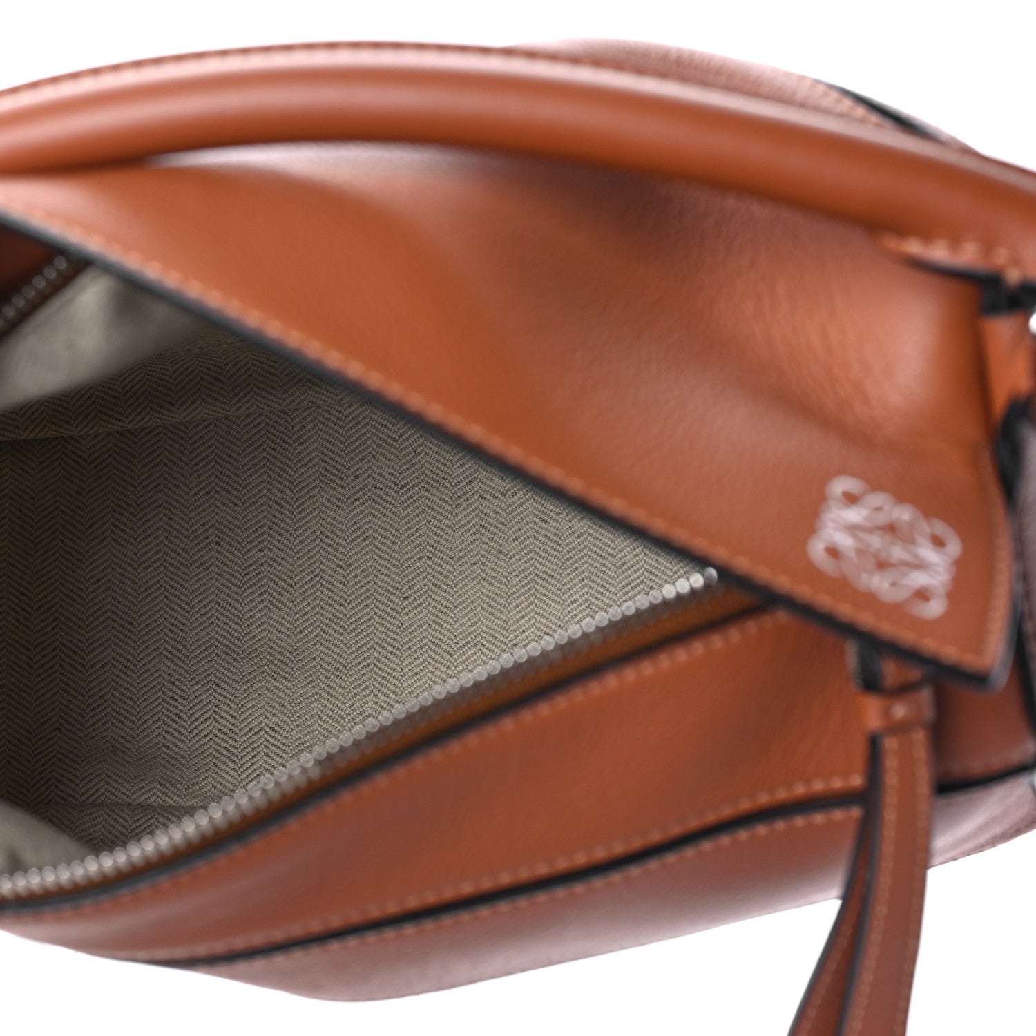 Loewe Calfskin Small Puzzle Bag Tan 5 of 8
