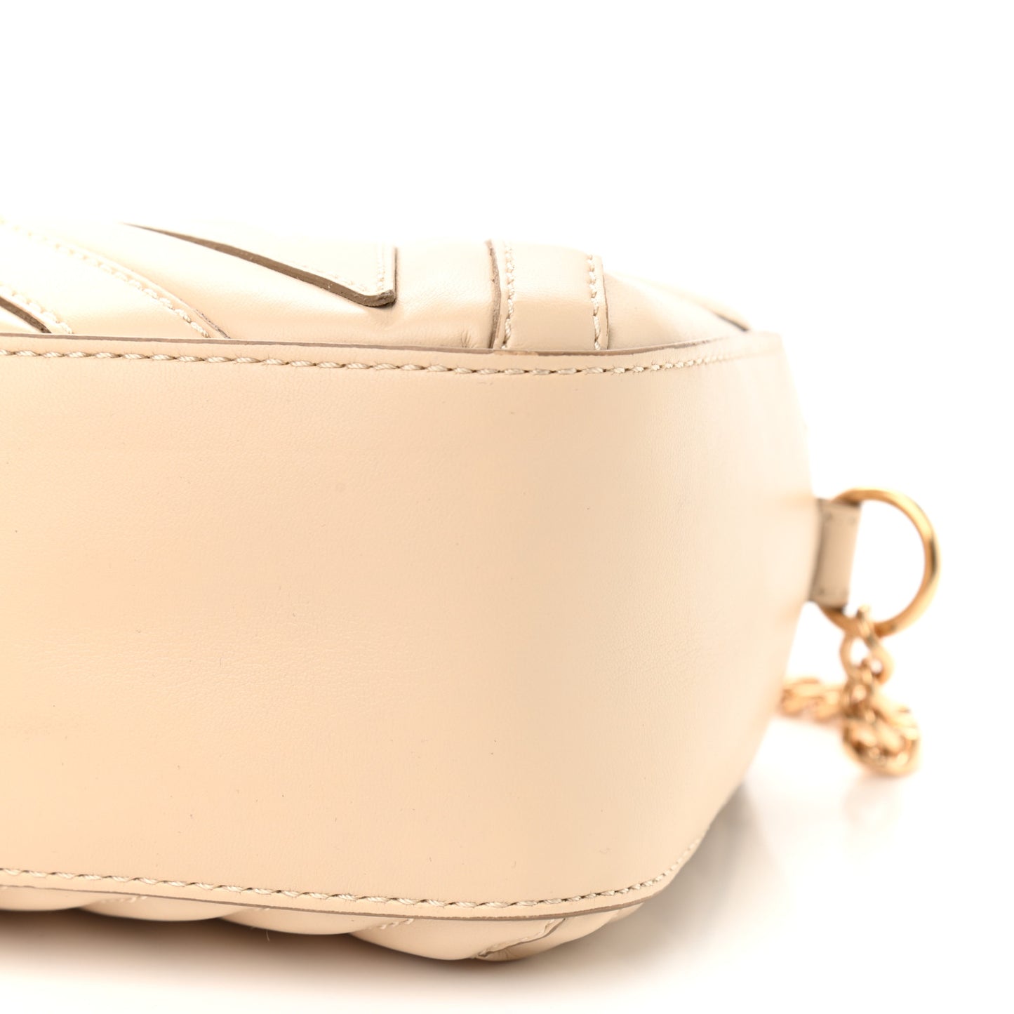 Eco Alter Nappa Star Patch Shoulder Bag Cream