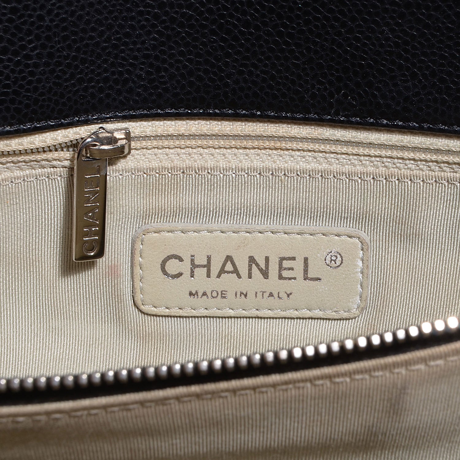 Chanel Caviar CC Timeless Soft Tote Black 6 of 9
