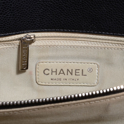 Chanel Caviar CC Timeless Soft Tote Black 6 of 9