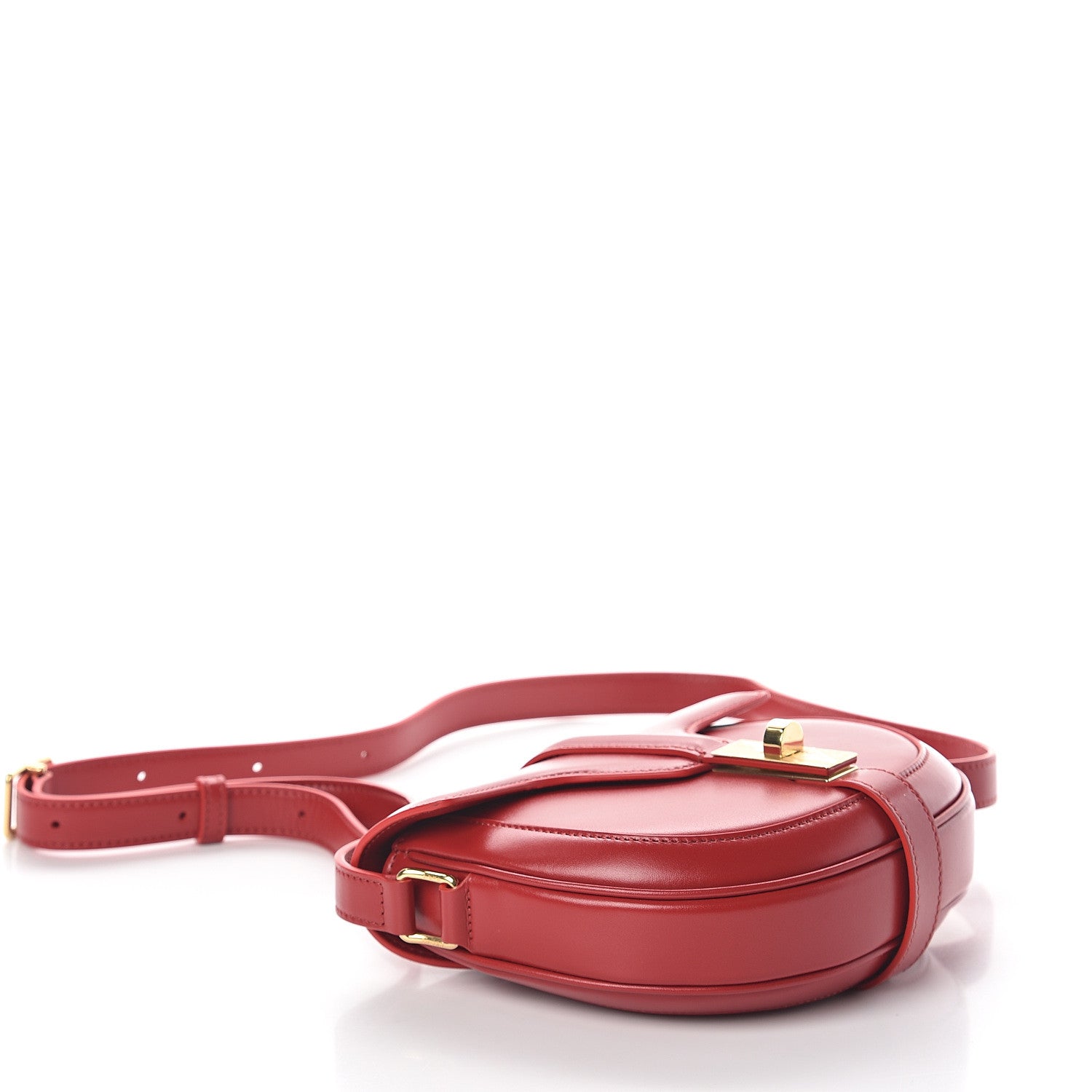 Celine Satinated Calfskin Besace Small 16 Red 3 of 8