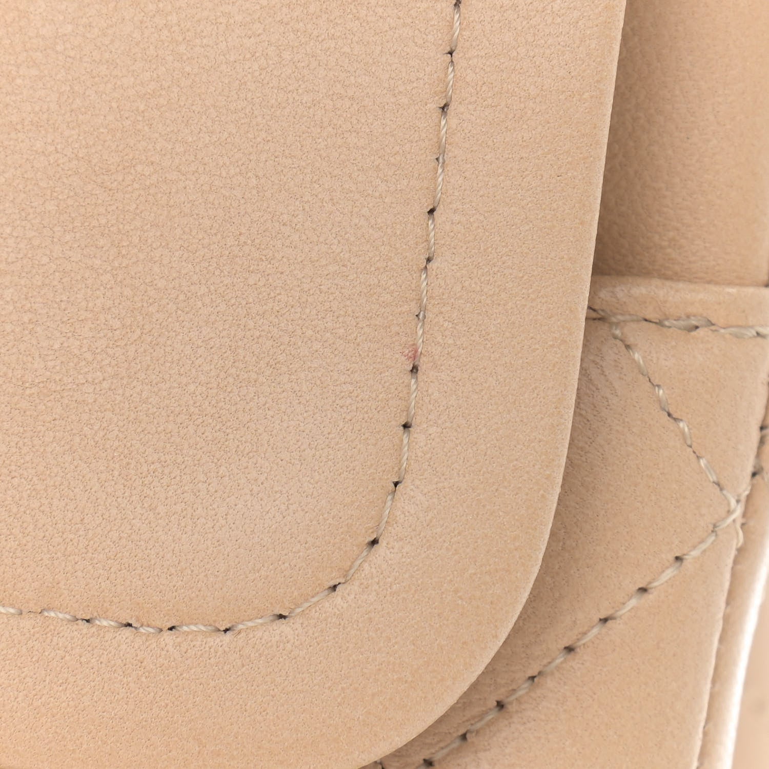 Chanel Lambskin Quilted Medium Double Flap Beige 9 of 12