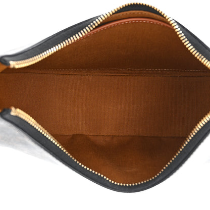 Celine Triomphe Canvas Calfskin Ava Shoulder Bag Tan 5 of 11