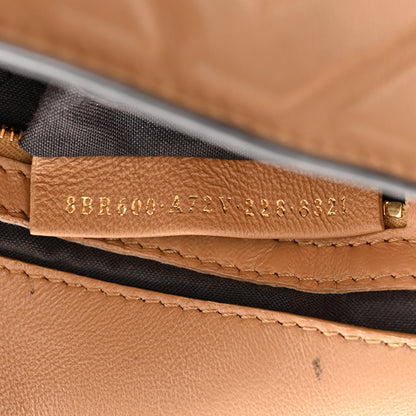 Fendi Nappa FF 1974 Embossed Baguette Miele Scuro 7 of 21