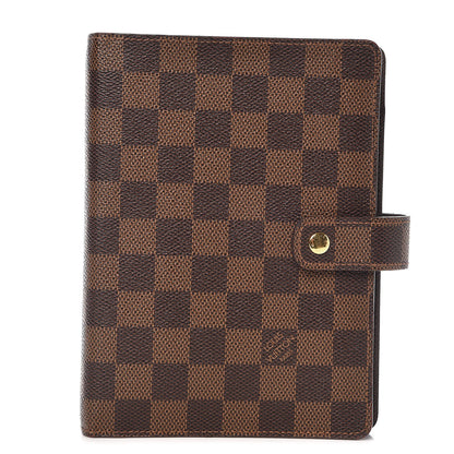 Louis Vuitton Damier Ebene Medium Ring Agenda Cover 1 of 9