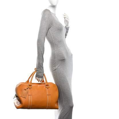 Louis Vuitton Tobago Calfskin Carryall Yellow 2 of 16