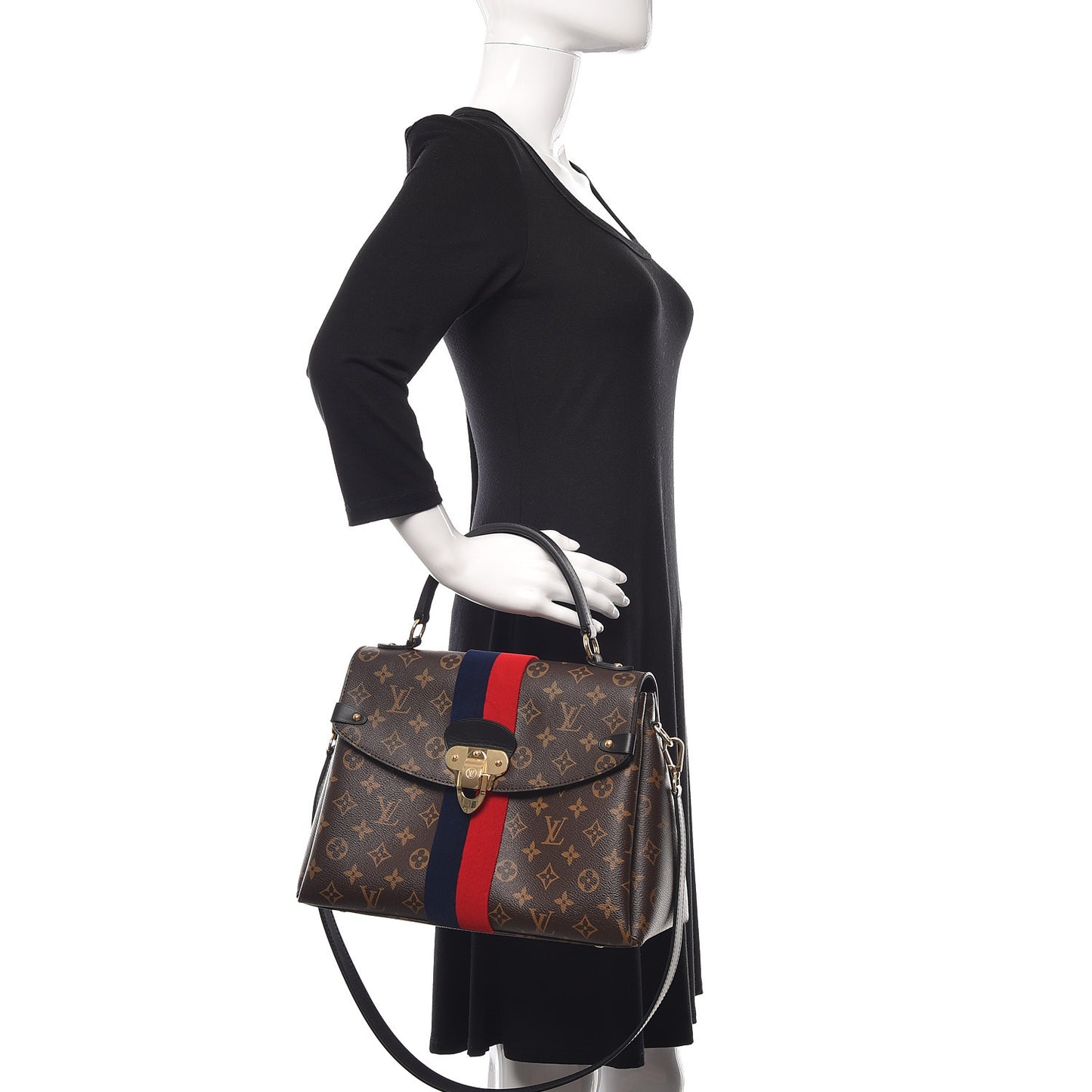Monogram Georges MM Marine Cherry