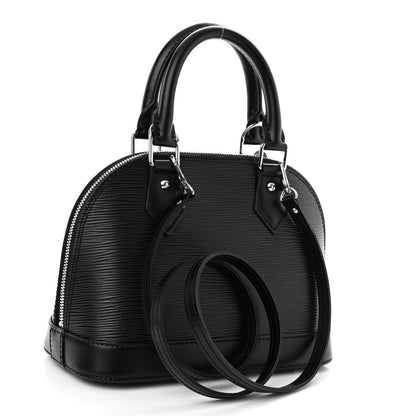 Louis Vuitton Epi Alma BB Black 3 of 9