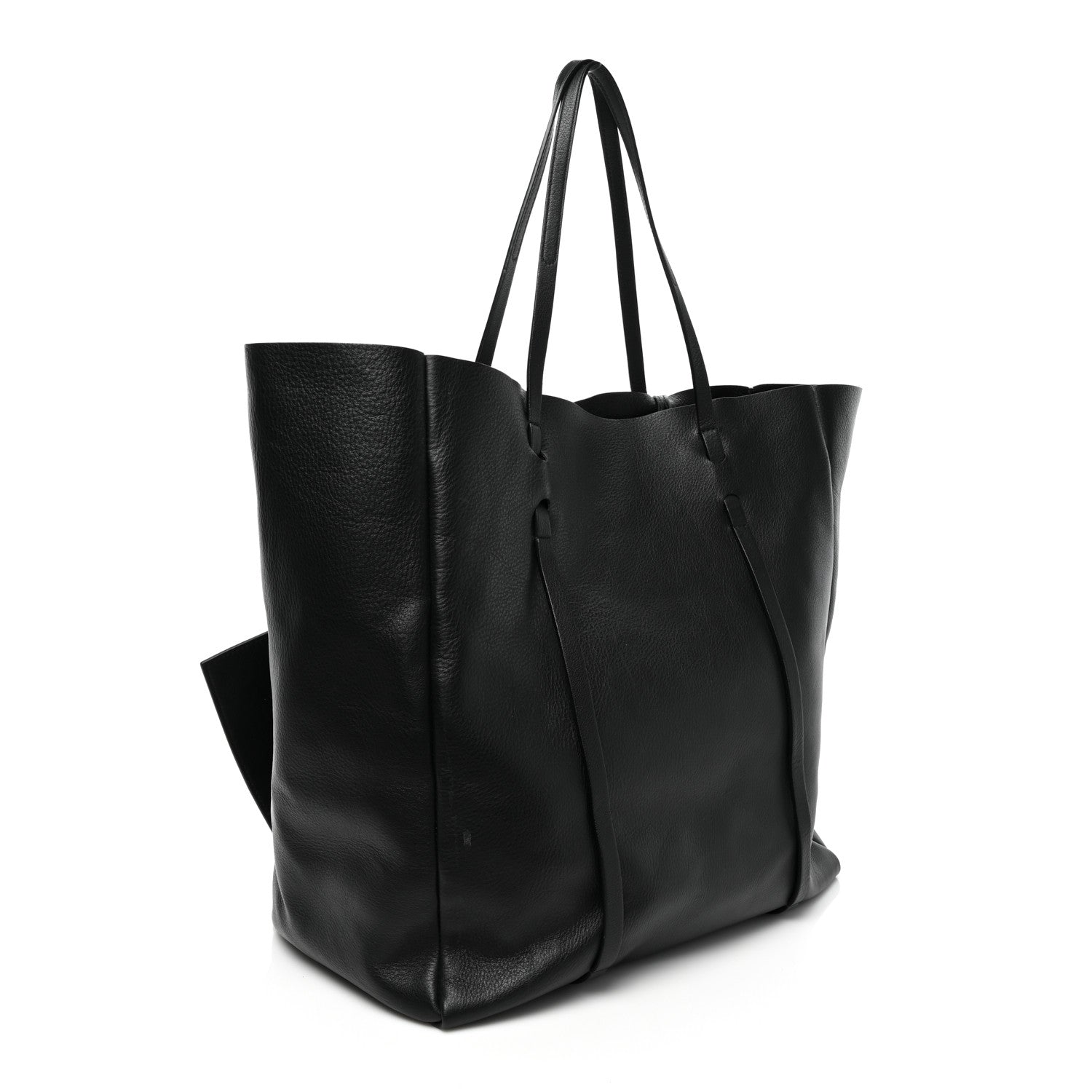 Balenciaga Pebbled Calfskin Large Everyday Tote Black 3 of 15