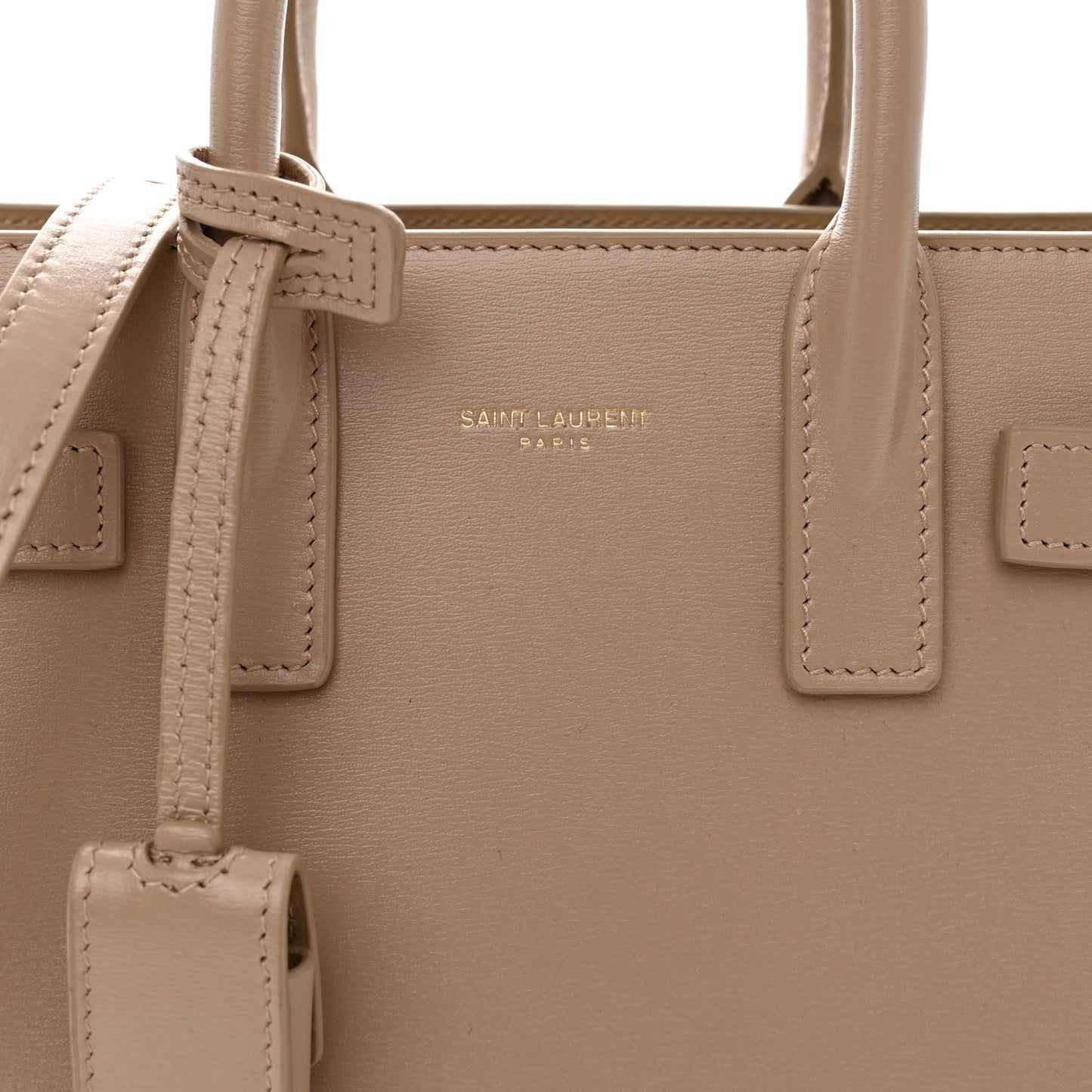 Smooth Calfskin Nano Sac de Jour Dark Beige