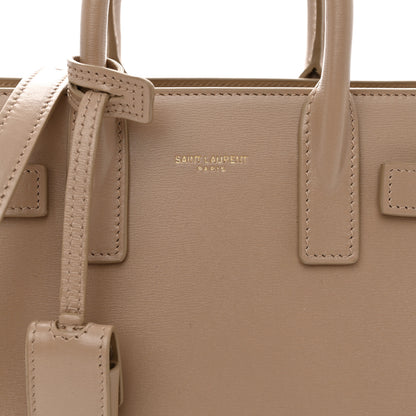 Saint Laurent Smooth Calfskin Nano Sac de Jour Dark Beige 8 of 12