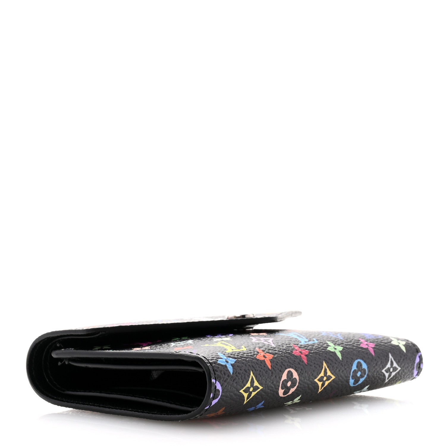 Louis Vuitton LV X TM Monogram Multicolor Victorine Wallet Black 3 of 7