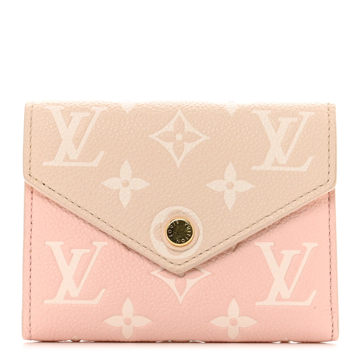 Empreinte Monogram Spring In The City Victorine Wallet Pink Beige Yellow