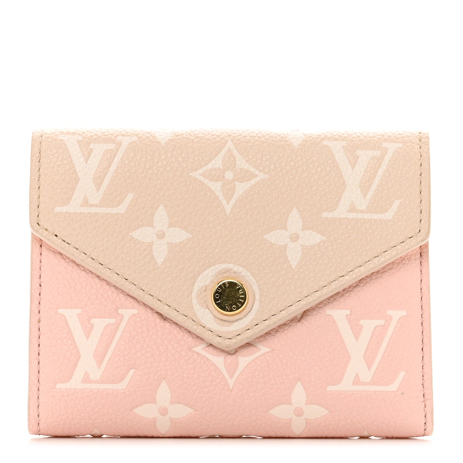 Louis Vuitton Empreinte Monogram Spring In The City Victorine Wallet Pink Beige Yellow 1 of 7