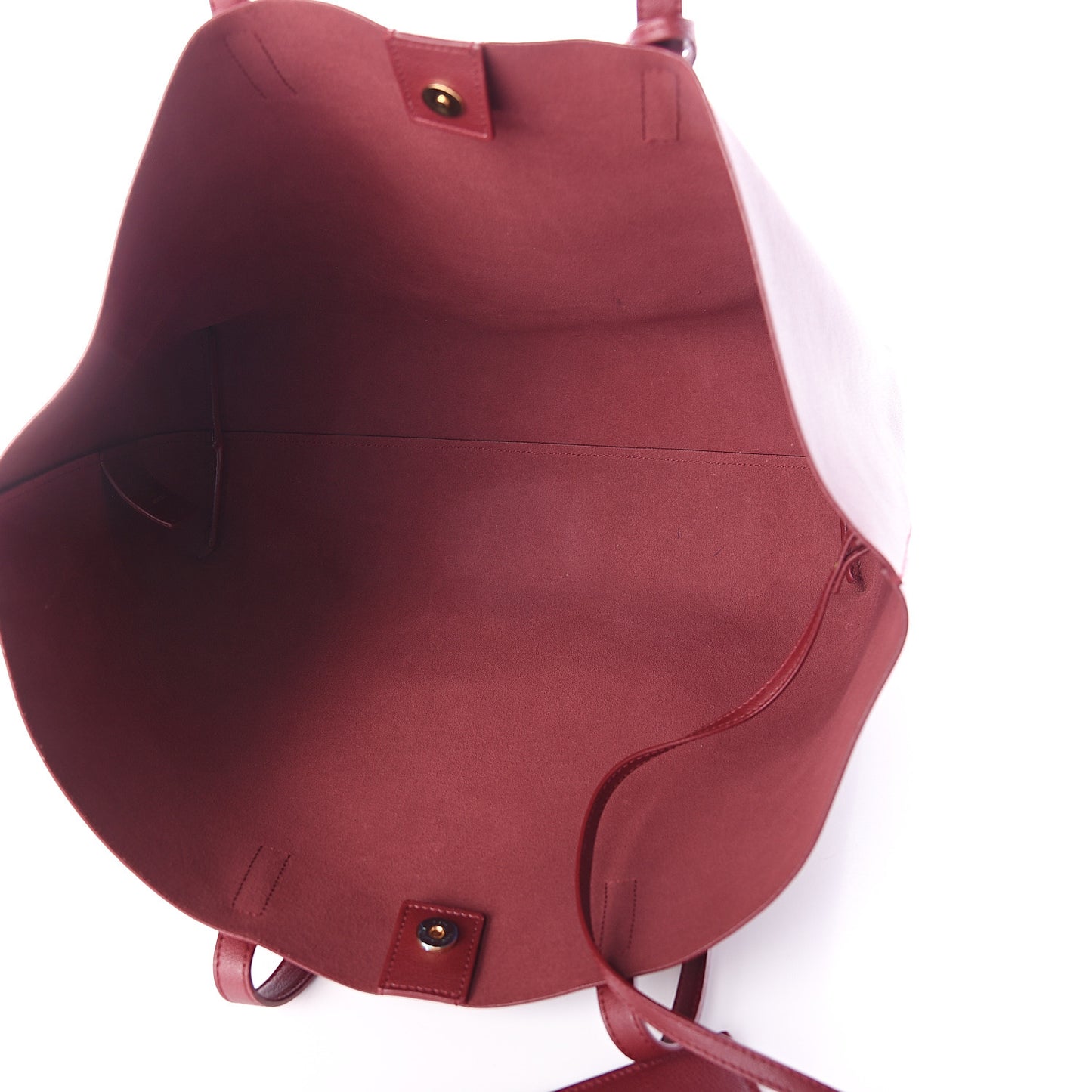 Calfskin Large Shopping Tote Rouge Legion