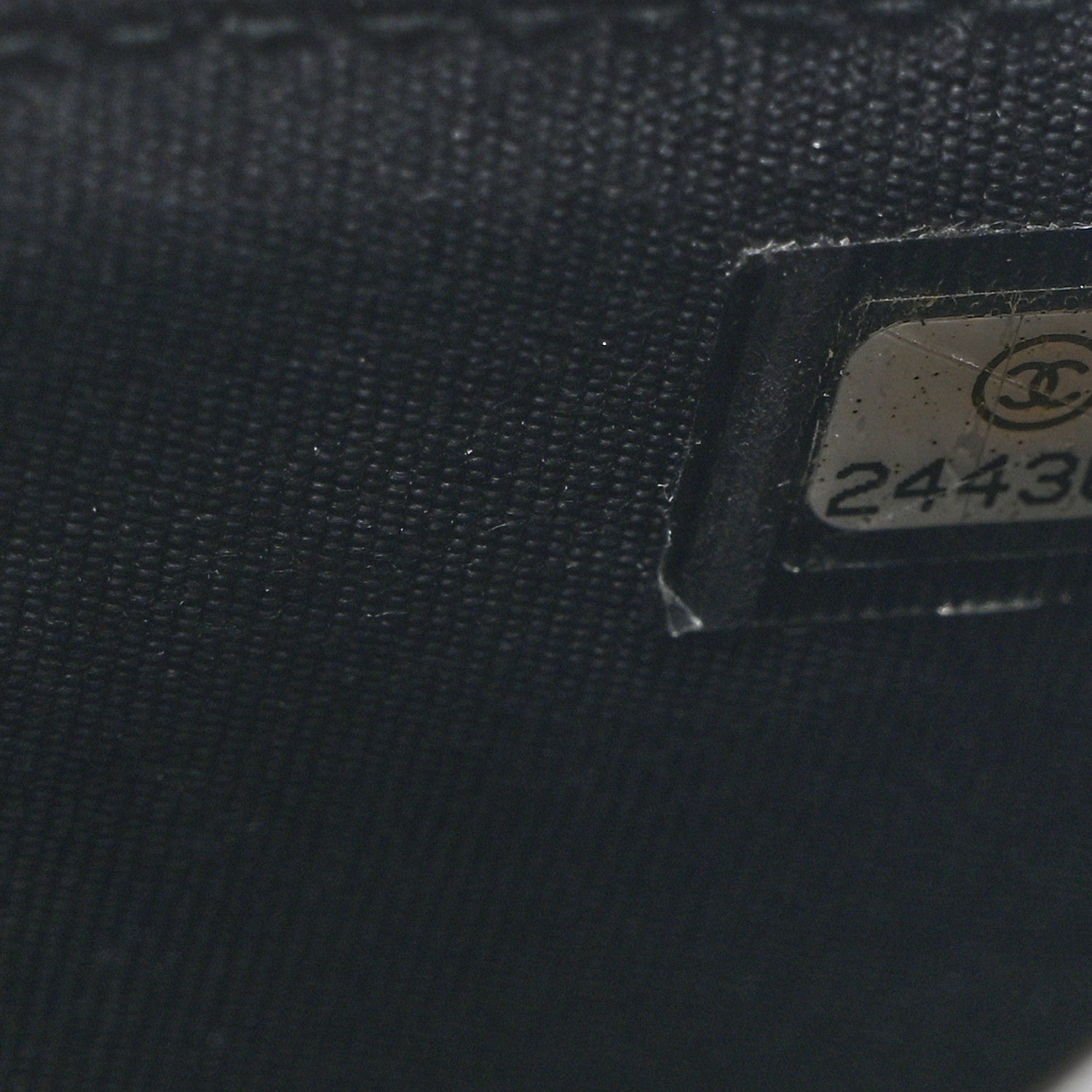 Chanel Aged Calfskin Quilted Lucky Charms 2.55 Reissue Wallet On Chain WOC Black 8 of 12