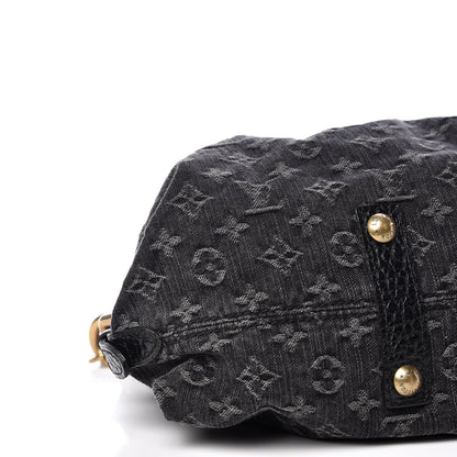 Louis Vuitton Denim Neo Cabby MM Black 5 of 9