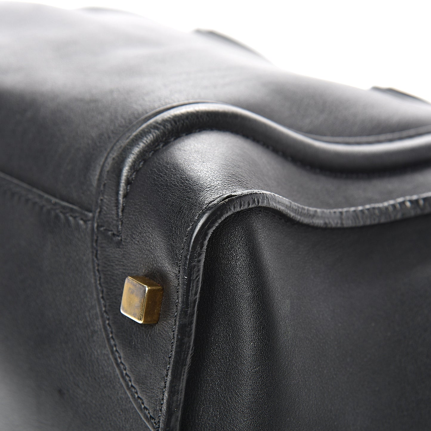 Smooth Calfskin Mini Luggage Black
