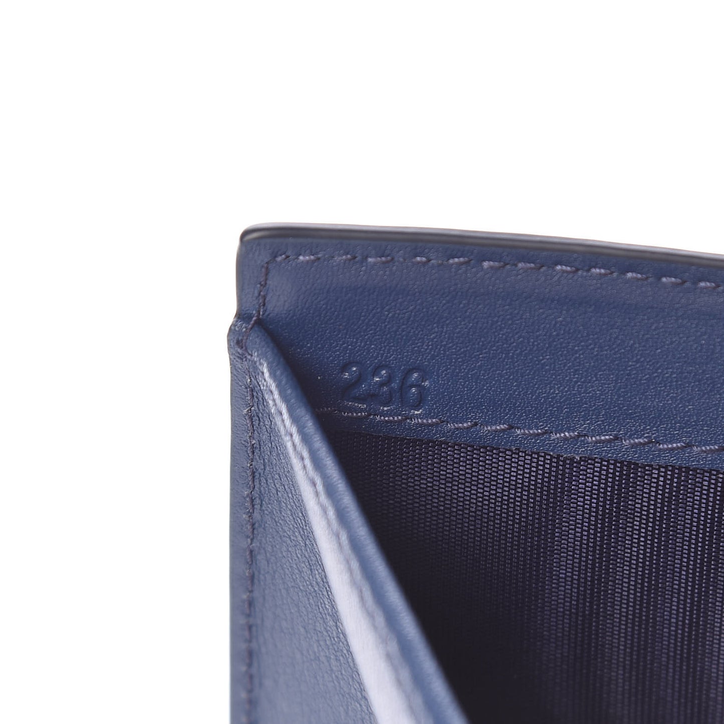 Vitello Move Bow Compact Wallet Bleuette