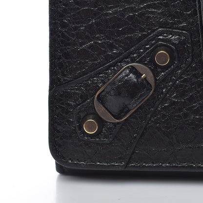 Balenciaga Agneau Classic Hardware Money Wallet Black 10 of 11