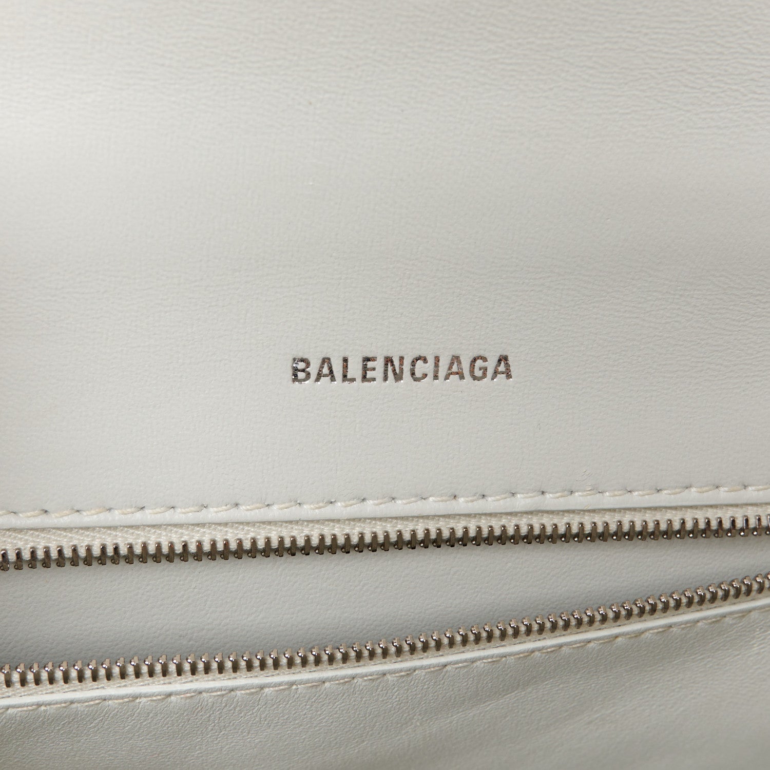 Balenciaga Calfskin Snake Embossed Small Hourglass Top Handle Bag 6 of 11