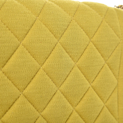 Chanel Jersey Quilted Mini Chic With Me Flap Yellow 11 of 13