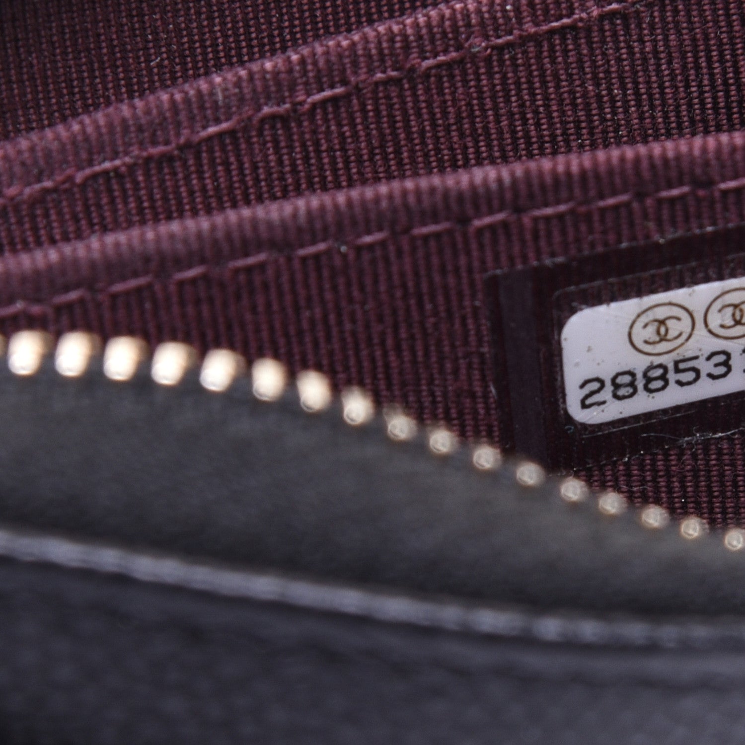 Chanel Caviar Quilted Zip Coin Purse Black 9 of 11