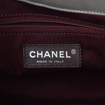 Chanel Iridescent Calfskin Quilted Small In The Mix Tote Grey 6 of 10