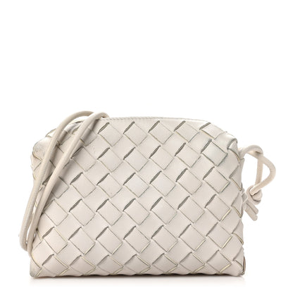 Bottega Veneta Nappa Intrecciato Mini Loop Camera Bag White 1 of 9